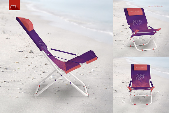 Download Beach Chair Mock Up Creative Photoshop Templates Creative Market