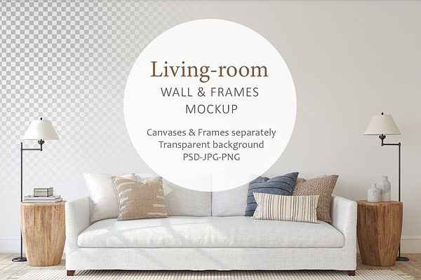 Download Search Living Room Mockup Creative Market