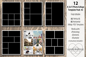 Download Photoshop Templates For 12x12 Albums Creative Photoshop Templates Creative Market PSD Mockup Templates