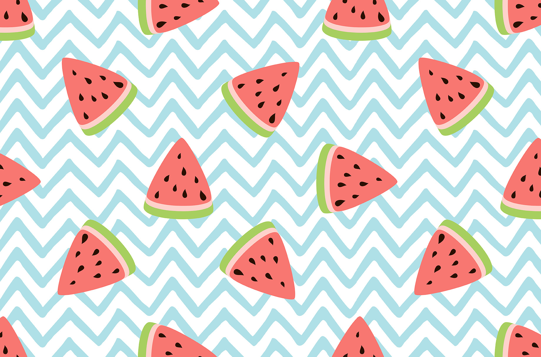 Cute summer watermelon pattern PreDesigned Graphics