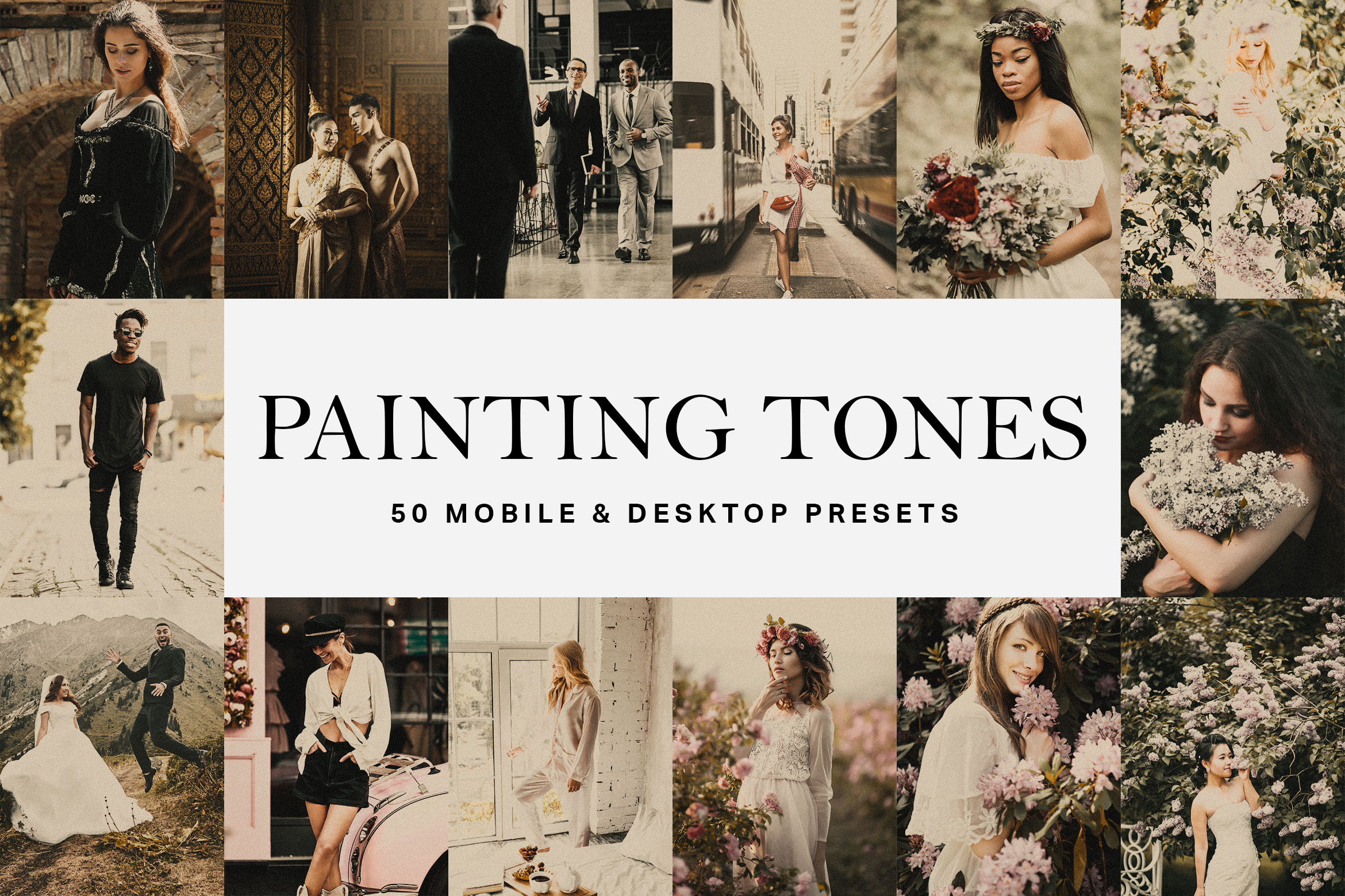 50 Painting Tones Lightroom Presets Presets Creative Market