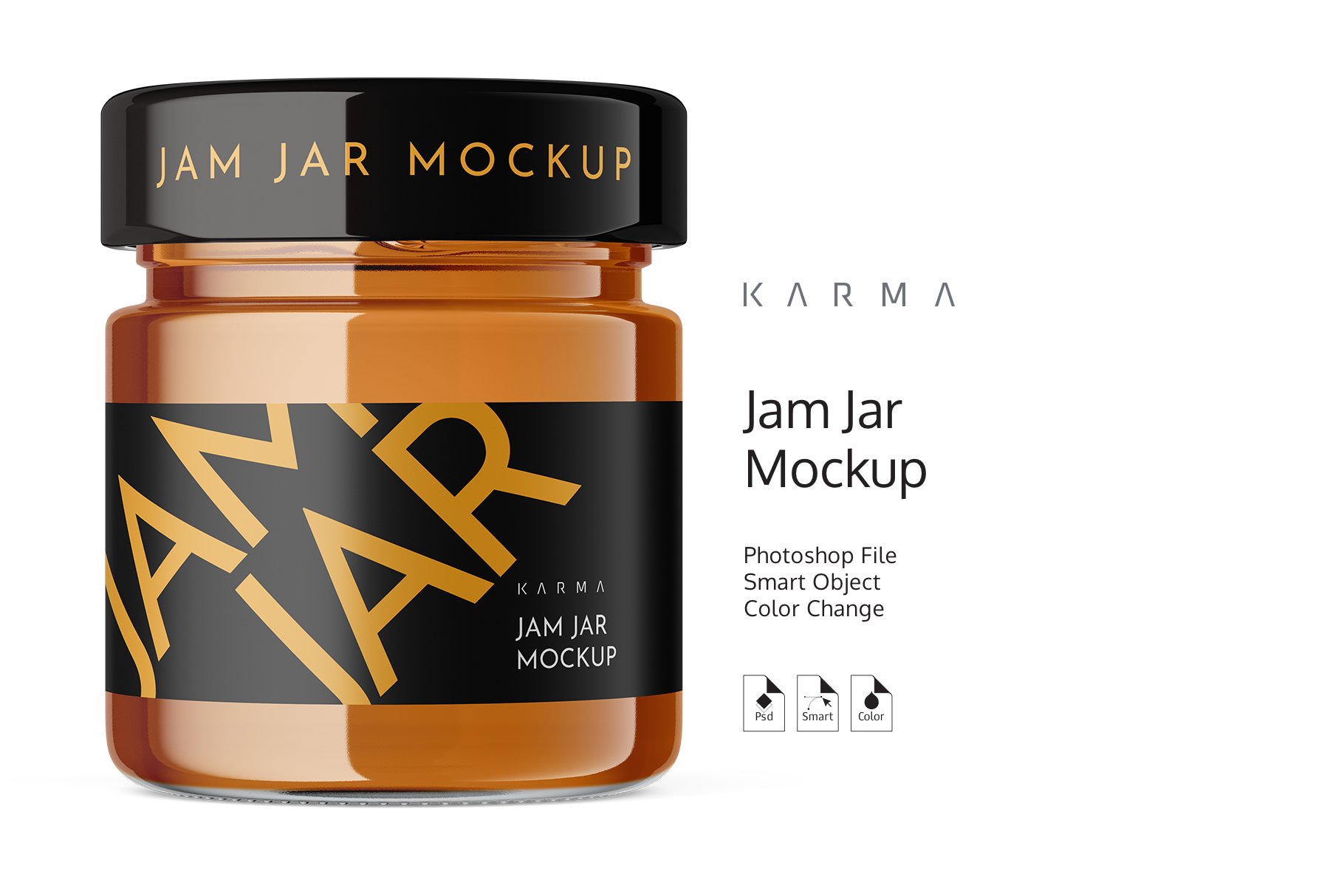 Download Jar Jam Mockup | Creative Illustrator Templates ~ Creative ...