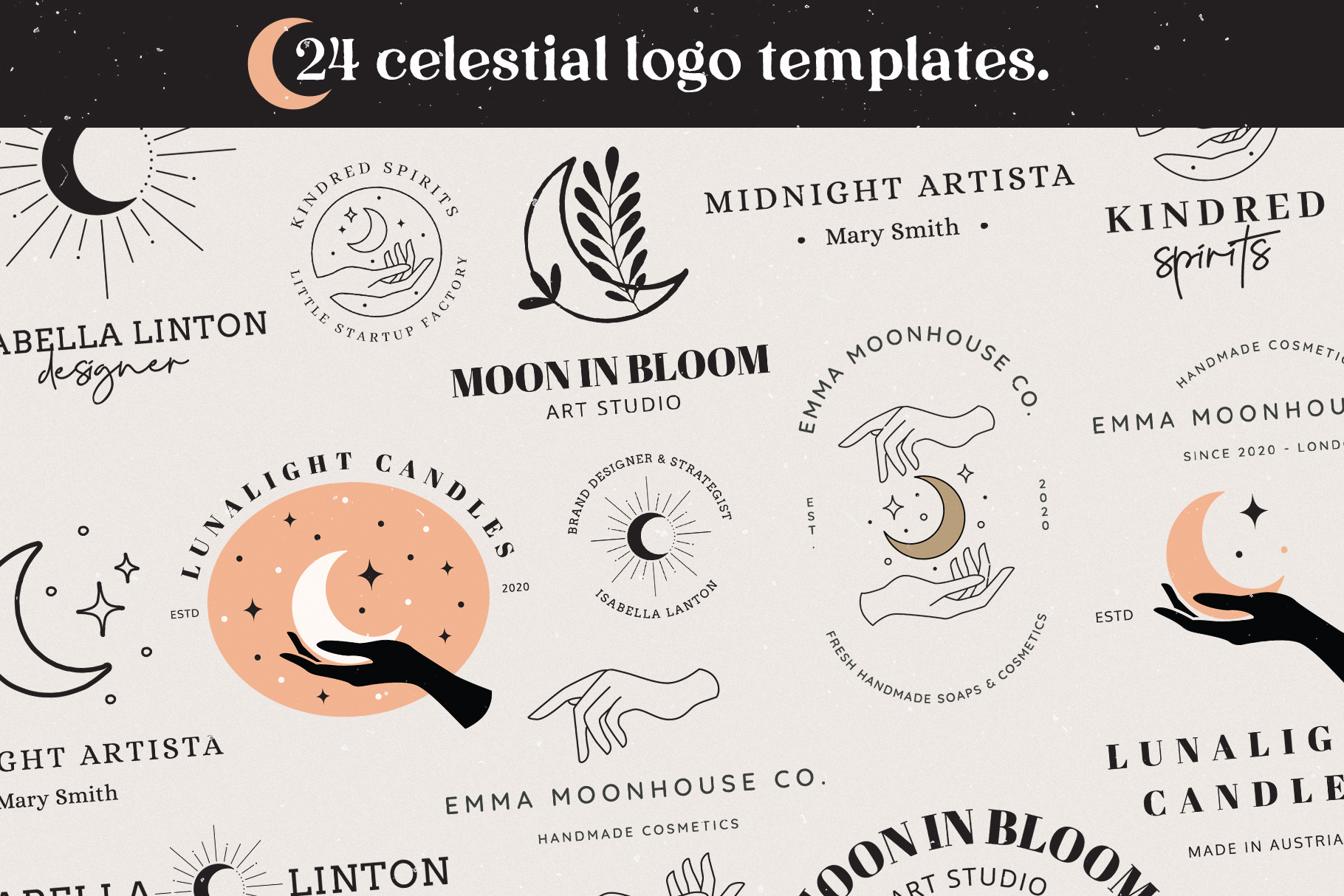 celestial-logo-templates-creative-market