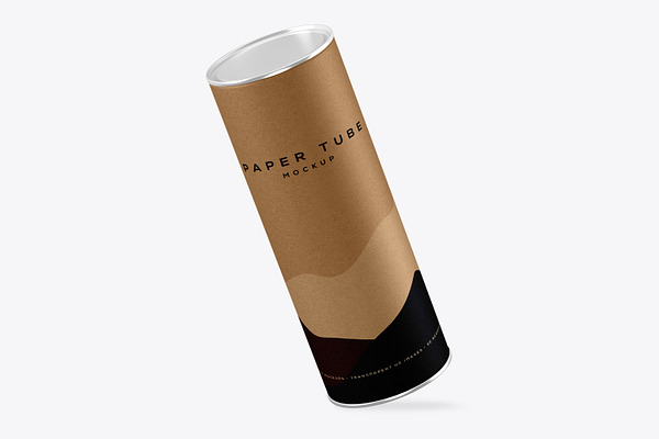 Download Cardboard Tube Packaging Mockup Creative Photoshop Templates Creative Market