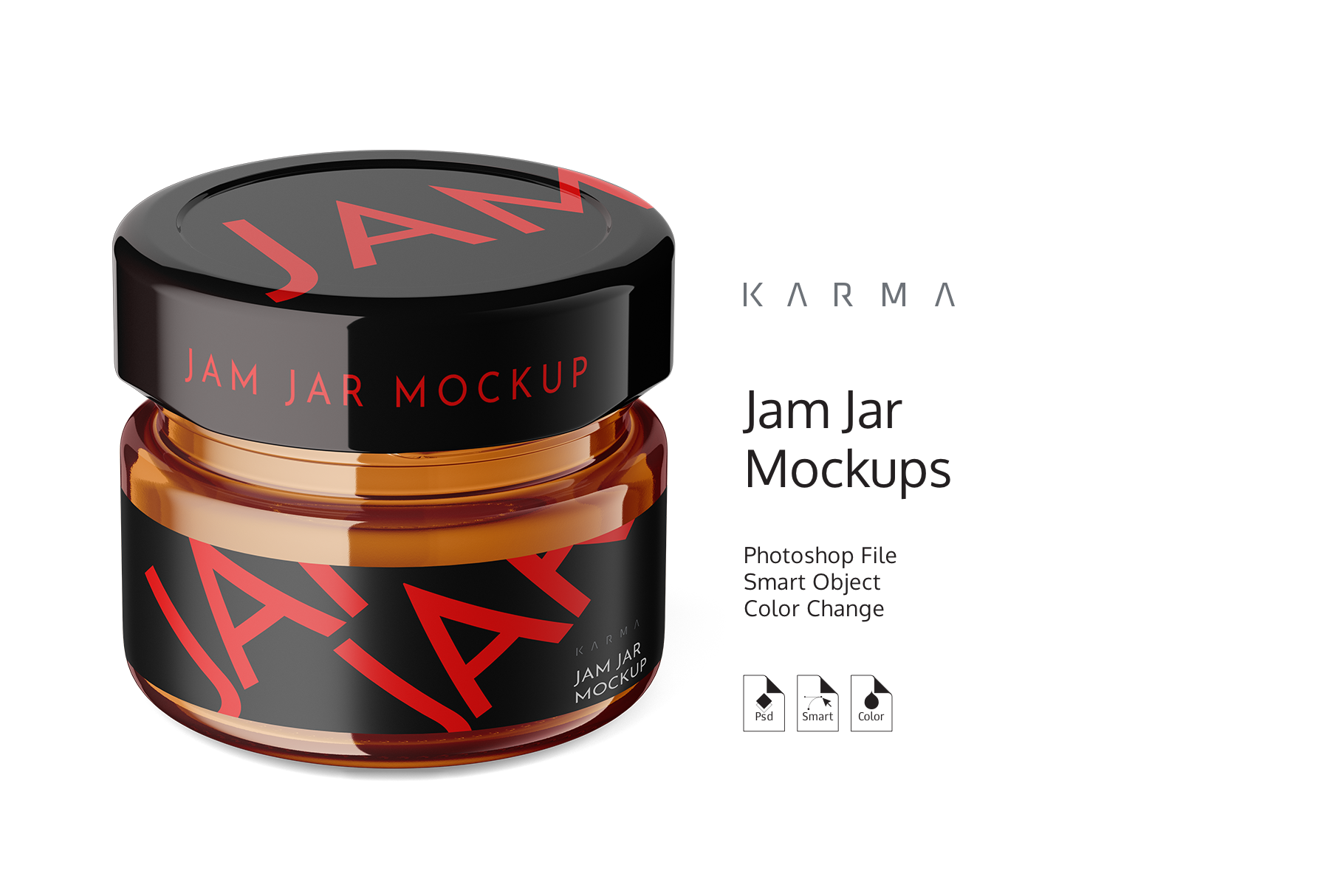 Download Jar Jam Mockup 4 | Creative Product Mockups ~ Creative Market