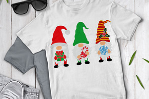 Let It Snow Gnome Svg Pre Designed Photoshop Graphics Creative Market