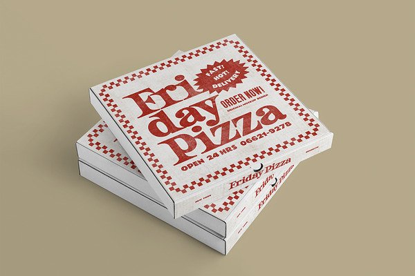 Download Pizza Box Mockup Creative Photoshop Templates Creative Market PSD Mockup Templates