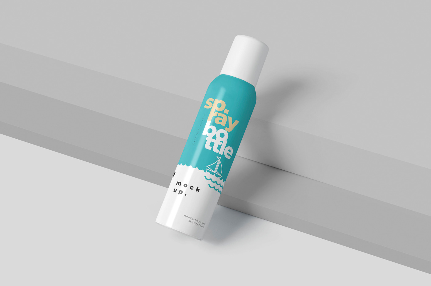 Download Metal Deodorant Spray Bottle Mockups Creative Photoshop Templates Creative Market