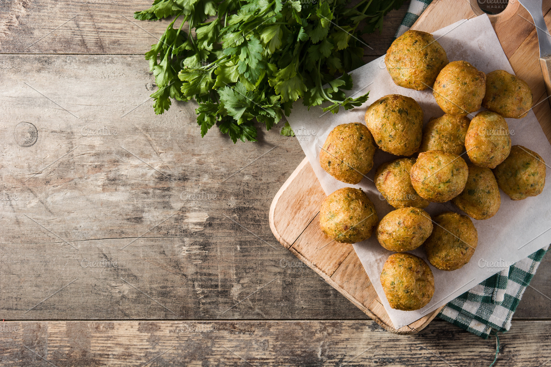 Cod Fritters Containing Accras De Morue Bacalao And Balls High Quality Food Images Creative Market