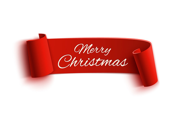 Merry Christmas banner. | Pre-Designed Illustrator Graphics ~ Creative Market