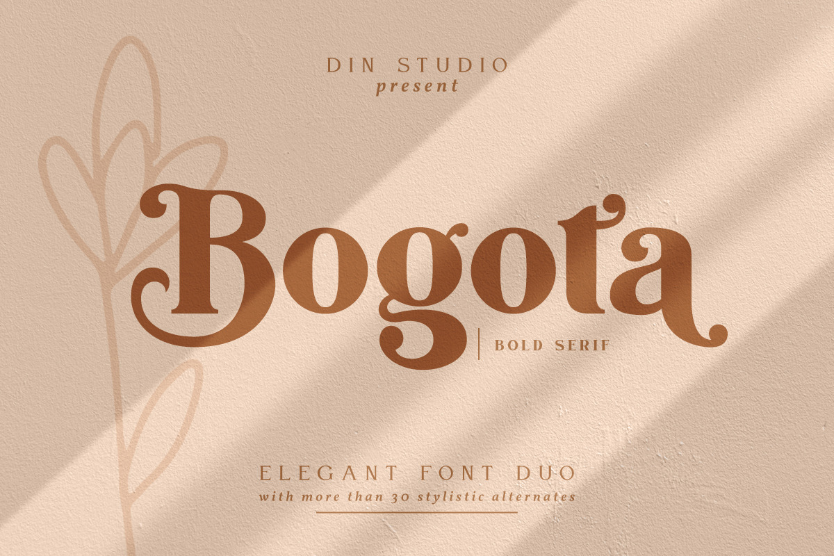 Bogota Elegant Serif Font Serif Fonts Creative Market