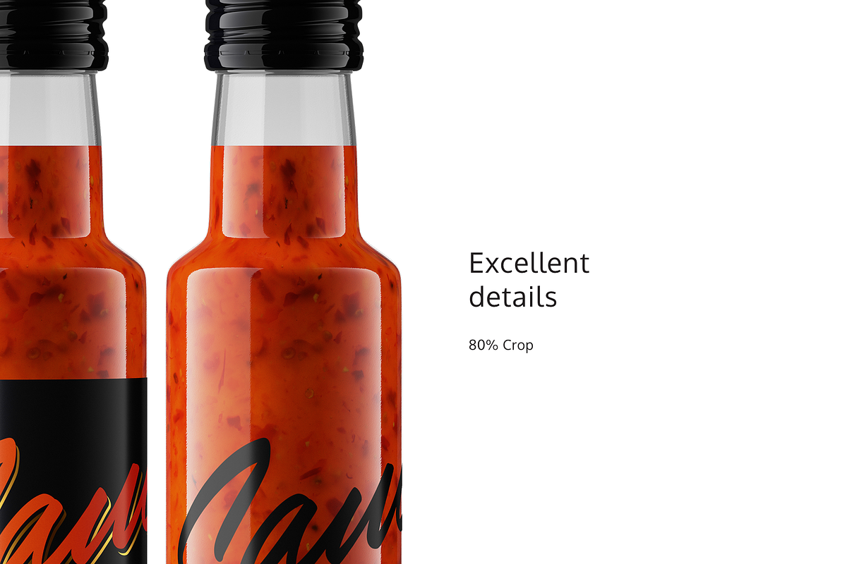 Download Red Sauce Bottle Mockup | Creative Illustrator Templates ~ Creative Market