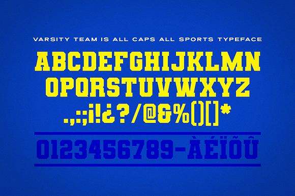 Hot Varsity Team Font