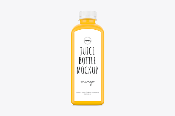 Download Mango Juice Bottle Mockup Creative Photoshop Templates Creative Market