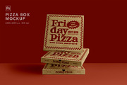 Download Pizza Box Mockup Creative Photoshop Templates Creative Market PSD Mockup Templates