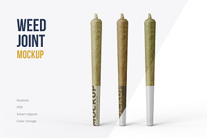 Download Weed Joint Packaging Mockup 5 Psd Creative Photoshop Templates Creative Market