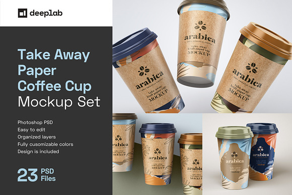 Download Take Away Paper Coffee Cup Mockups Creative Market