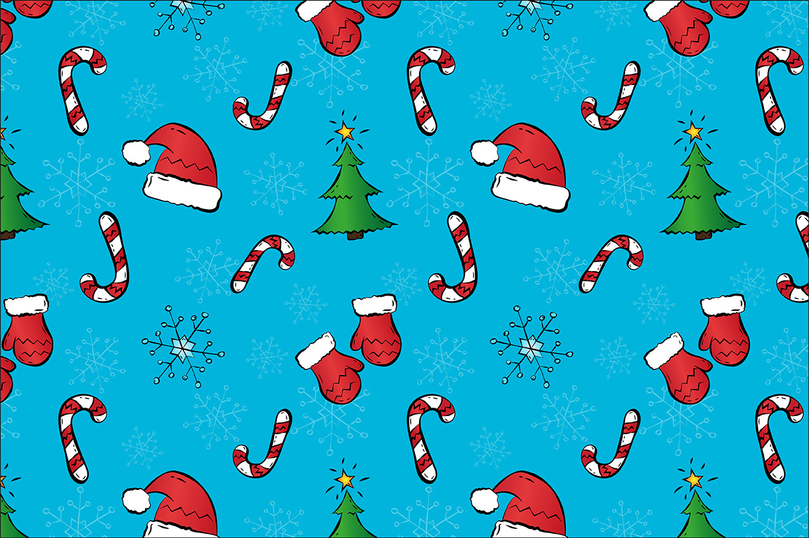 Christmas pattern. Seamless. Graphic Patterns Creative Market