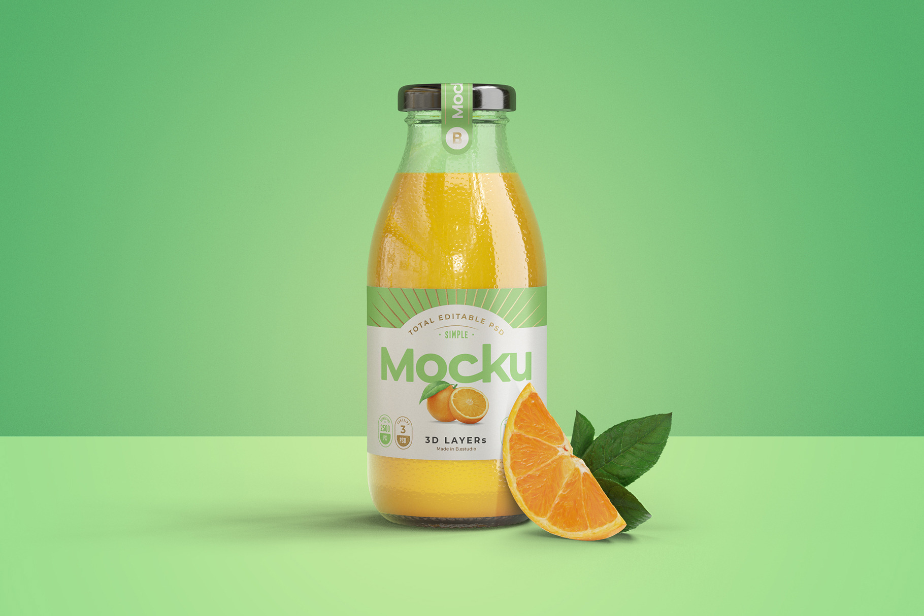 Download Juice Bottle Mockup Creative Photoshop Templates Creative Market