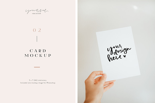 Download Search Greeting Card Mockup Creative Market