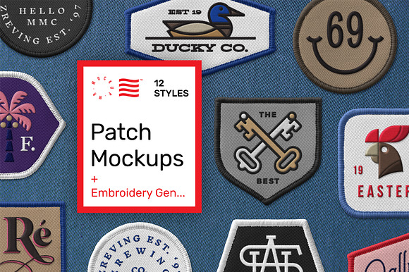 Embroidered Patch Generator  Buy Affinity Designer Patch Maker