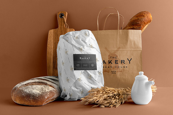 Download Bakery Branding Mockup Kit Creative Photoshop Templates Creative Market