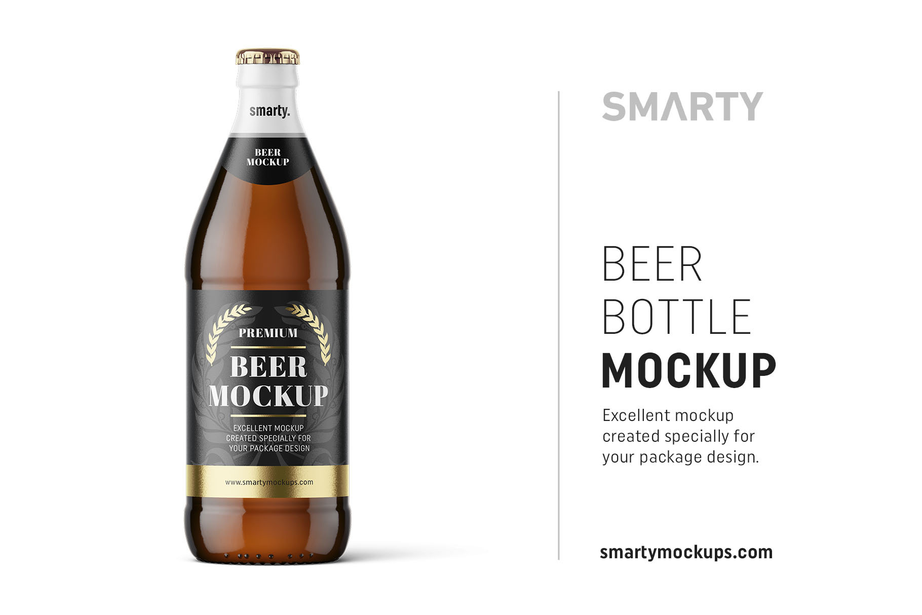 Download Beer Bottle Mockup Creative Photoshop Templates Creative Market