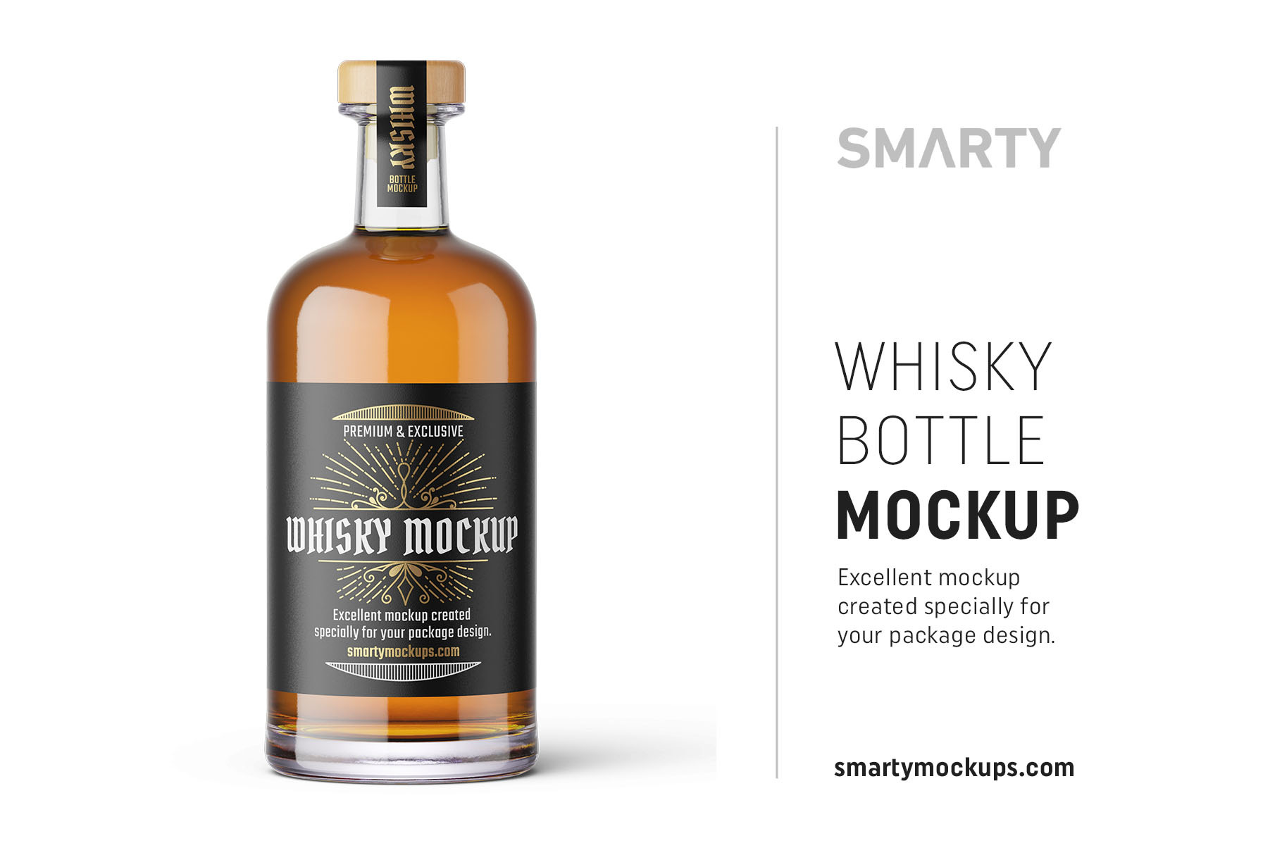 Download Whisky Bottle Mockup Creative Photoshop Templates Creative Market PSD Mockup Templates