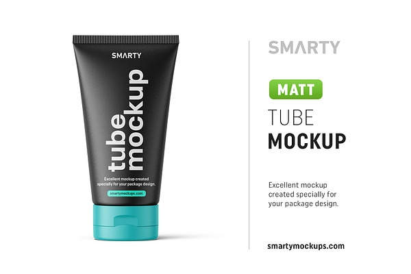 Download Matt Cosmetic Tube Mockup Creative Photoshop Templates Creative Market