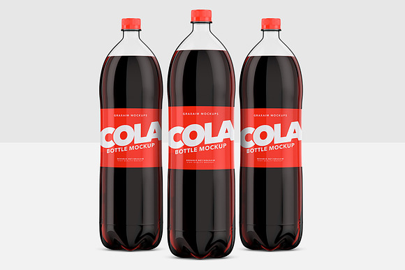 Download Cola Bottle Pet Mockup Creative Photoshop Templates Creative Market