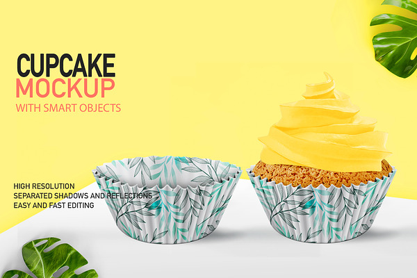 Download Cupcake toppers mockup #9133 | Creative InDesign Templates ...