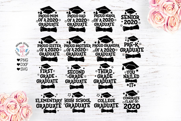 Download 2020 Graduation Bundle Pre Designed Photoshop Graphics Creative Market PSD Mockup Templates