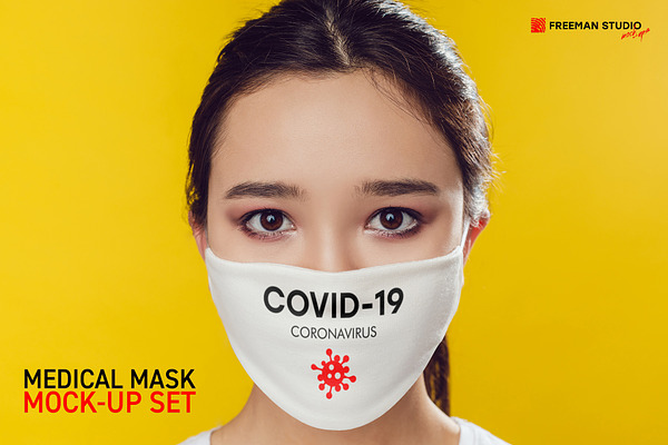 Medical Mask Mock-Up Set | Commercial Work