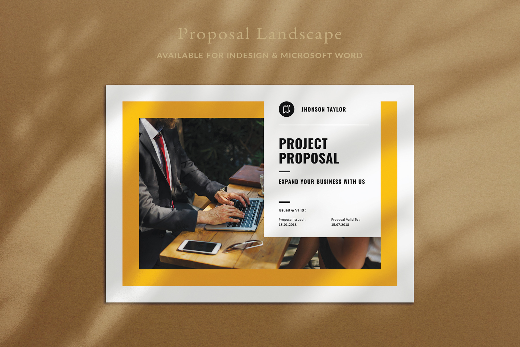 Proposal Landscape | Brochure Templates ~ Creative Market