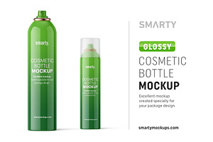 Download Glossy Cosmetic Bottle Mockup 150ml Creative Photoshop Templates Creative Market