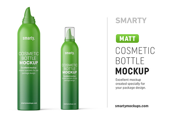 Download Matte Cosmetic Bottle Mockup 150ml Creative Photoshop Templates Creative Market