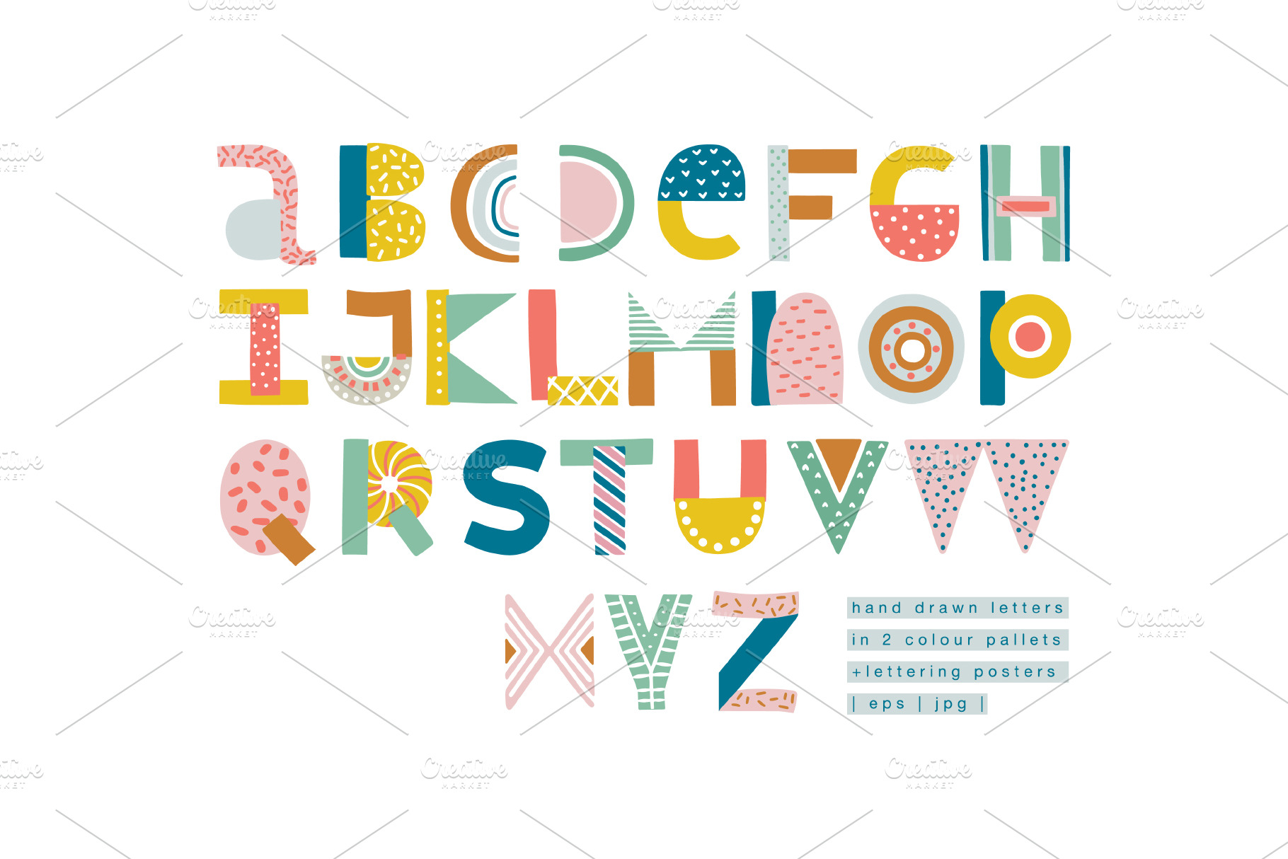 Image Details ING_47185_02296 - Hand drawn alphabet. Capital