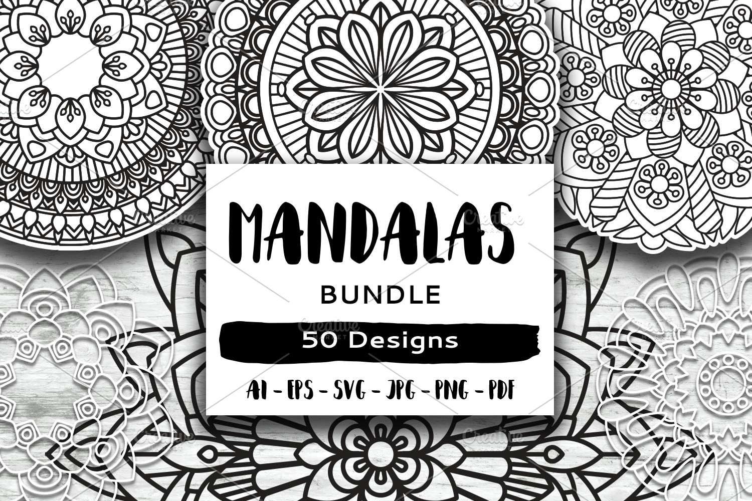 Download Mandala Bundle Pre Designed Photoshop Graphics Creative Market