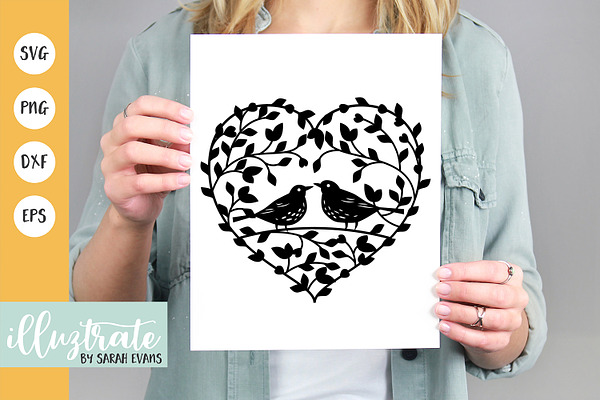 Download Love Tree Heart Svg Cut File Pre Designed Illustrator Graphics Creative Market