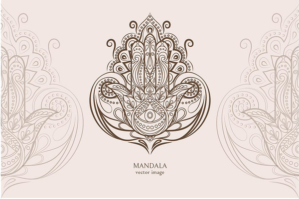 Download Mandala. Vector illustration. | Pre-Designed Illustrator ...