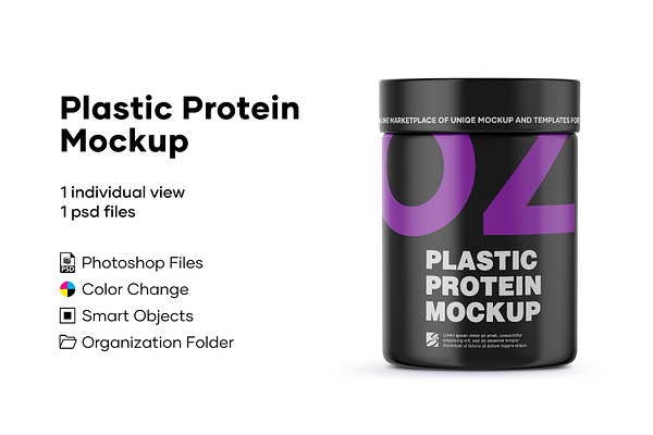 Plastic Protein Mockup | Commercial Work