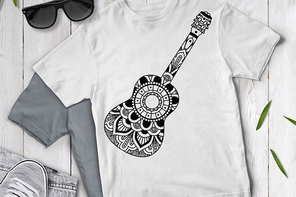 Free Free Guitar Mandala Svg