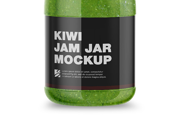 Download Kiwi Jam Jar Mockup Creative Photoshop Templates Creative Market