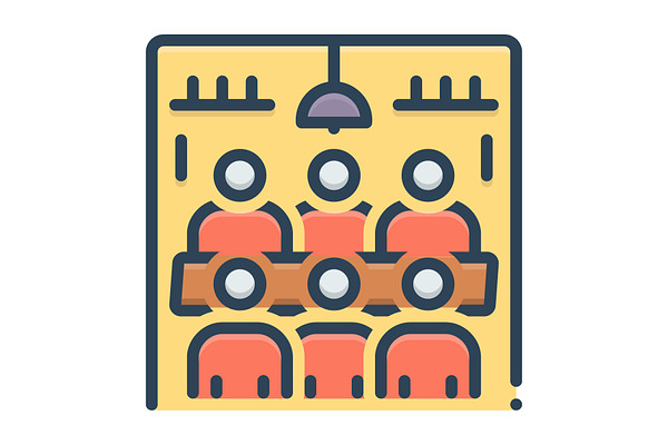 Meeting room icon | Pre-Designed Illustrator Graphics ~ Creative Market