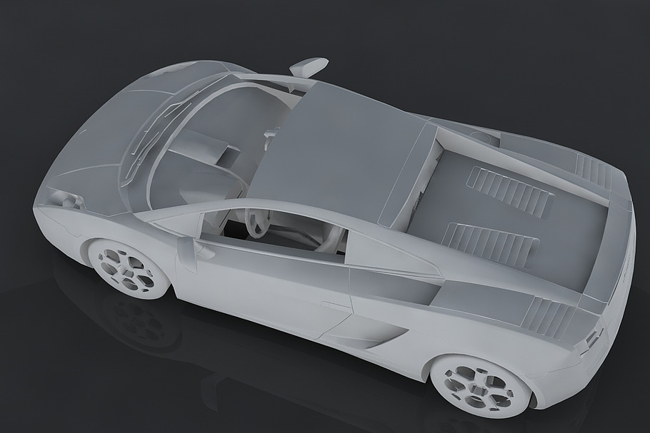 Lamborghini Gallardo | 3D Car & Vehicle Models ~ Creative Market