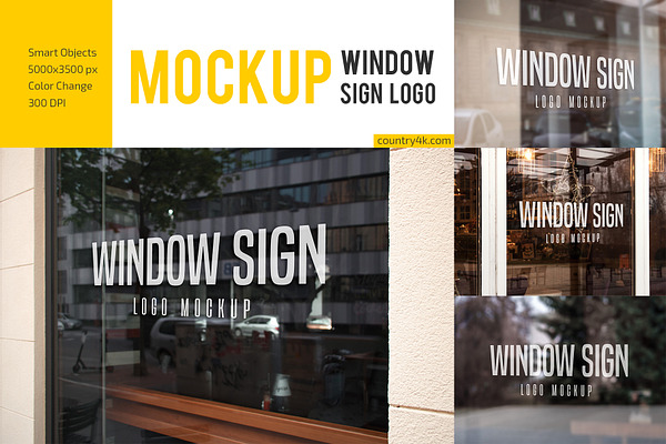 Download Car Window Decal Mockup Set | Creative Photoshop Templates ...