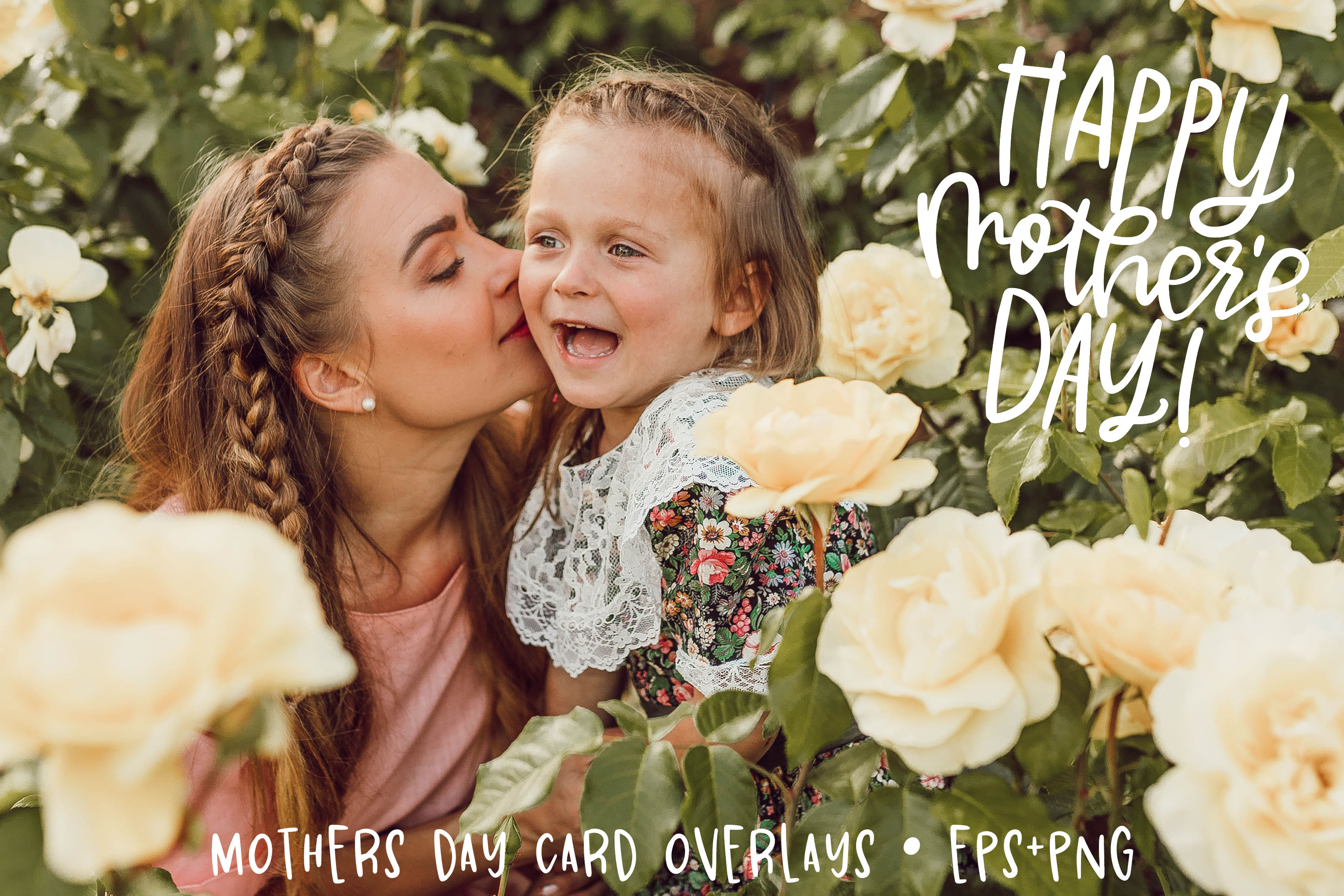 Mothers Day Photo Overlays Graphics ~ Creative Market