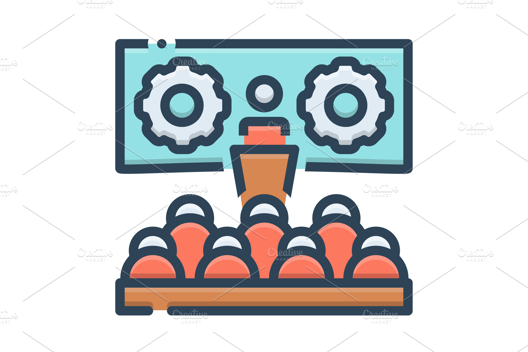 workshop seminar icon pre designed illustrator graphics creative market workshop seminar icon