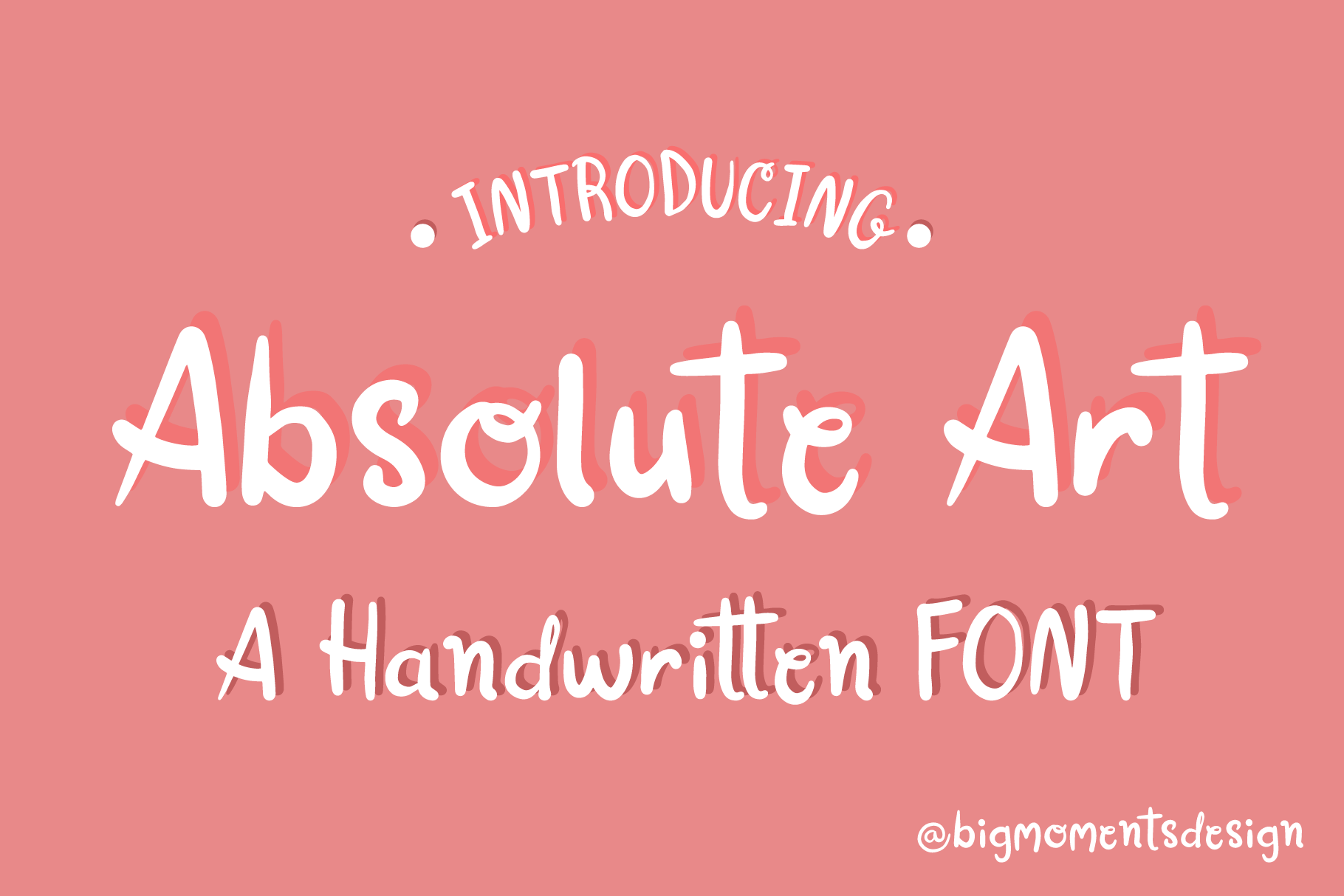 Absolute Art Handwritten Script Font | Script Fonts ~ Creative Market