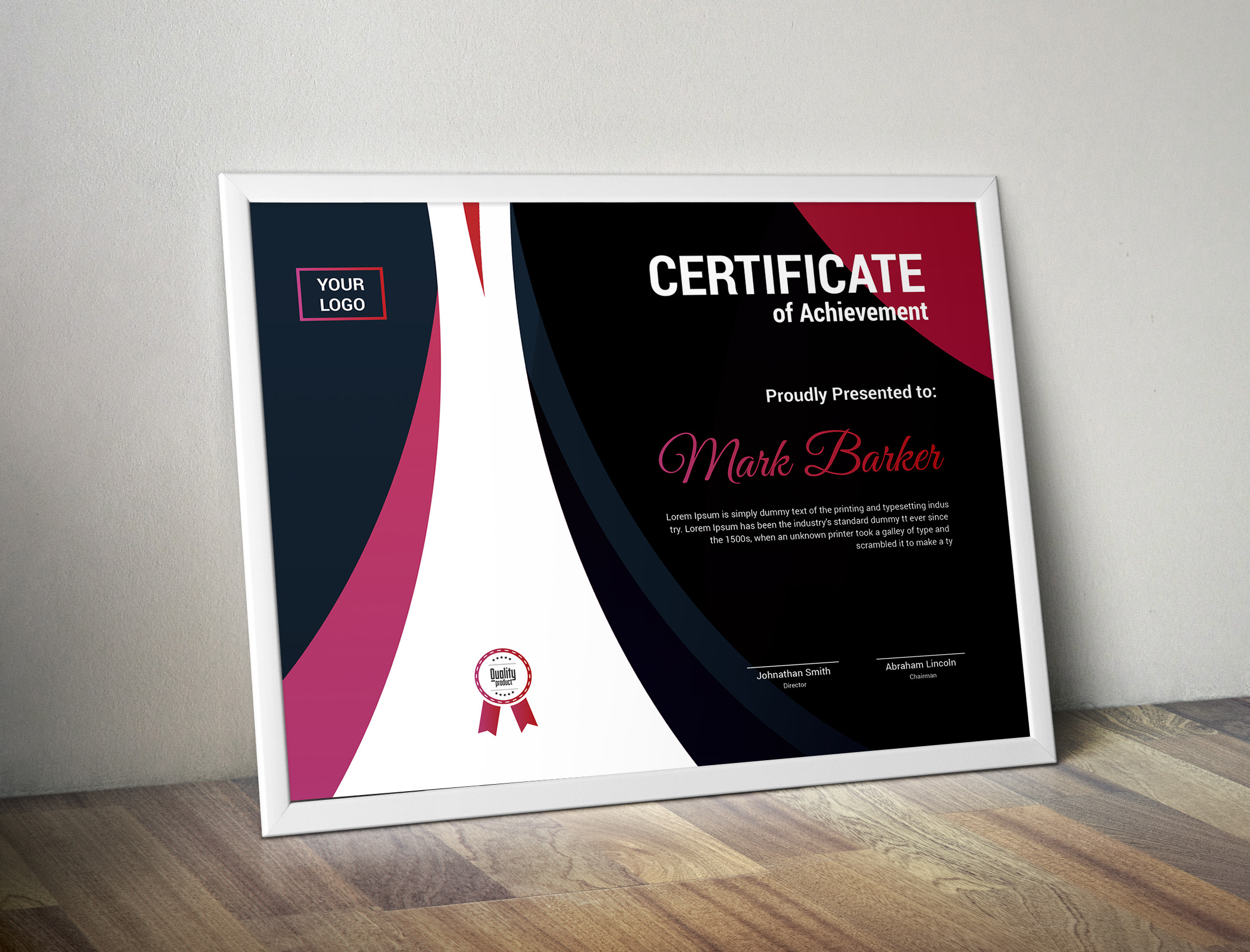 Certificate Creative Illustrator Templates ~ Creative Market 9060